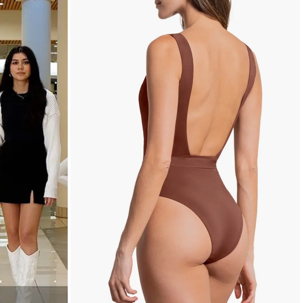 Maaji Brown One Piece Swimsuit